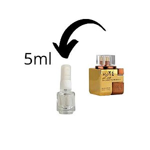 PERFUME ARABE 24 CARAT PURE GOLD 5ML COMPARTILHÁVEL