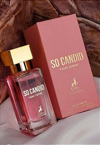 PERFUME ARABE SO CANDID -MAISON ALHAMBRA 30ML FEMININO
