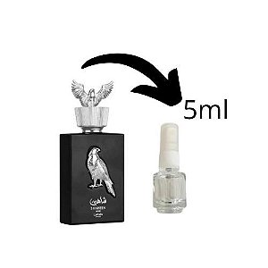 SHAHEEN SILVER LATTAFA  EDP 5ml COMPARTILHÁVEL