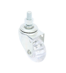 Rodízio Gel Giratório de Rosca 2''