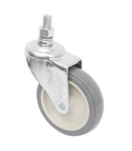 Rodízio PVC Fixo de Rosca 3''