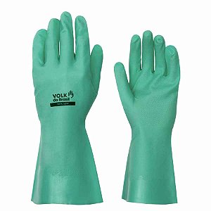 Luva Nitri Slim Sem Forro Verde