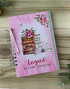 Caderno Estudo Pessoal Rosa