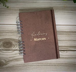 Caderno Anotações masculino