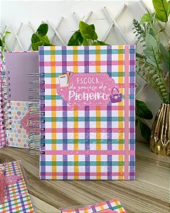 Caderno Escola do Serviço de Pioneiro Xadrez Rosa
