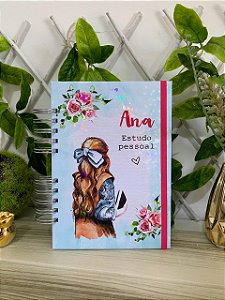 Caderno Estudo Pessoal Azul