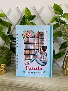 Caderno Estudo Pessoal Azul 4