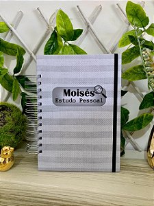 Caderno Estudo Pessoal Versão Masculina Cinza