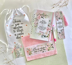 Kit Caderno 2 Assembleias 2024/2025 Rose Flower