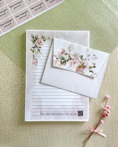 Bloco de Cartas 15x21cm + Envelope