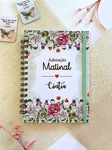 Caderno Adoração Matinal Flores do Jardim