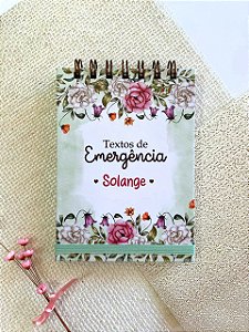 Bloco Texto de Emergências Flores do Jardim