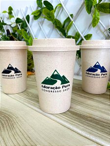 Copo fibra de bambu 450 mL Congresso 2025