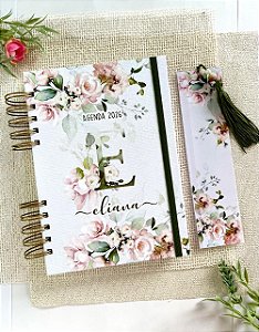 Agenda Floral Rosa 2026