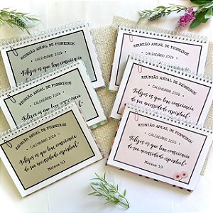 6 Calendários / planner 2026 de mesa