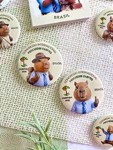 Pack com 30 bottons Congresso Curitiba 2026