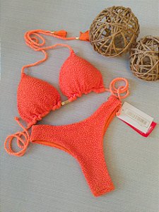 BIQUÍNI CAMÉLIA BOUCLE LARANJA