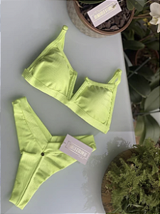BIQUÍNI CECÍLIA EDEN VERDE NEON