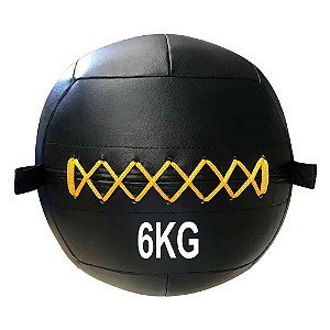 Medicine Wall Ball 6Kg - AZUL ESPORTES
