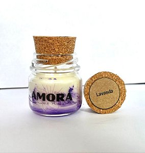 Vela aromática pequena Lavanda