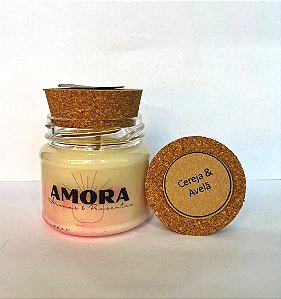 Vela aromática grande Cereja e Avelã