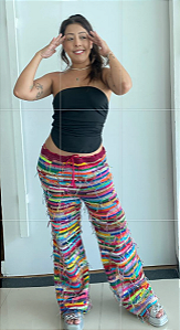Calça Colors Crochet