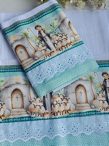 Panos de Copa floral verde COD:000129