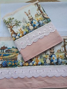 Pano de copa Coelho Cod: 00070