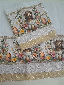 Pano de Copa Páscoa de Jesus