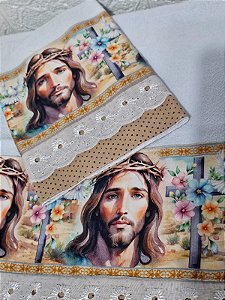 Pano de copa  rosto de Jesus