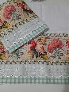 Pano de copa Floral Cod.000203