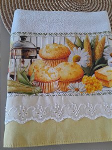 Pano de copa Bolo de Milho