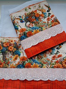 Pano de copa Flores na Lata 002