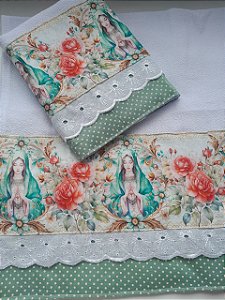 Pano de copa Rosas de Maria