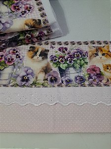 Pano de copa Gatinhos