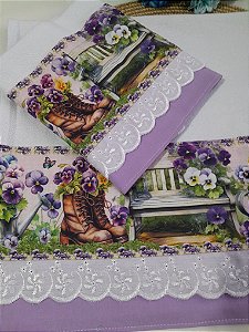 Pano de copa Floral 001