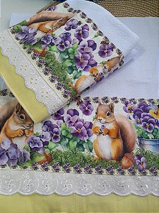 Pano de copa Esquilos