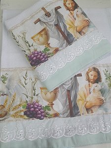 Pano de copa Jesus/Cordeiro