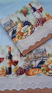 Pano de copa Queijos e vinhos (Premium)