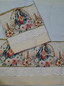 Pano de copa Coração de Maria 003