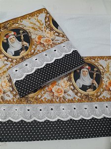 Pano de copa Santinha catolica