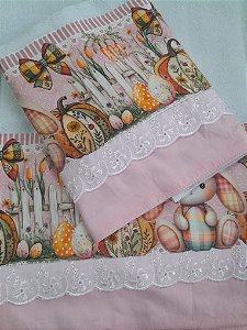 Pano de copa Páscoa Fofa 005