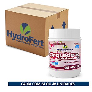 Fertilizante Orquídeas Phalenopsis Hydrofert - Caixa Com 24 ou 48 Unidades