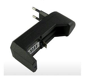 Carregador universal, bateria recarregável de íon-lítio, slot único