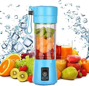 Mini Liquidificador Portátil Juice Blender 380Ml Recarregável USB