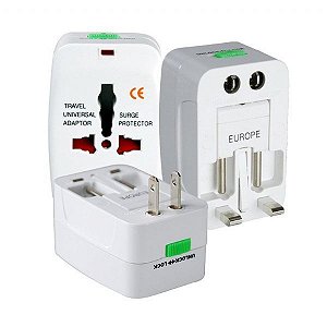Adaptador Universal De Tomada Padrão Internacional Eua Europa