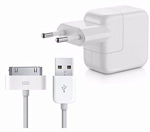 Carregador Ipad e Iphone 4, 4s 10W + Cabo USB 30 Pinos