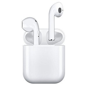 AirPods i9S TWS UPGRADED Bluetooth Fone De Ouvido Sem Fio para Iphone e Android + Case + Capa De Silicone com gancho