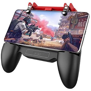 Controle Gamepad ípega PG-9123 Manete Cooling Fan Joystick Multifuncional Power Bank Game Grip