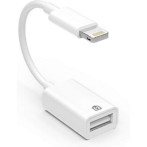Cabo Adaptador OTG Iphone Lightning USB 3.0 A’gold CBA-02